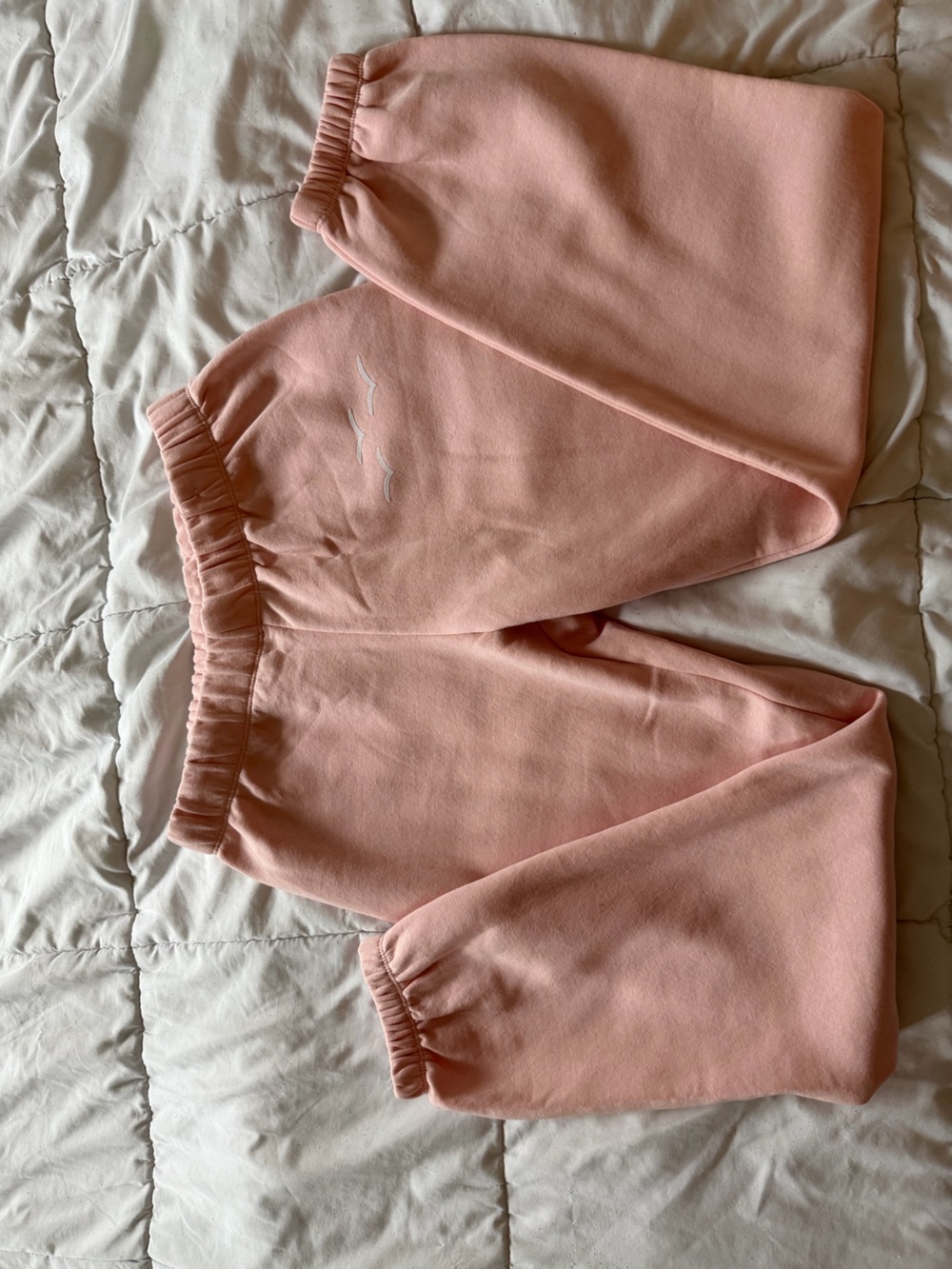Women’s Peach V-Neck Cropped Sweatshirt